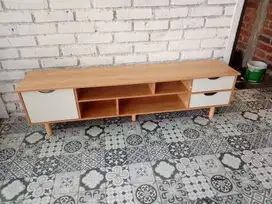 meja rak TV kondisi baru NEW