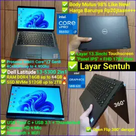 Intel Core i7 Yoga 2in1 RAM 16GB SSD 512GB Laptop Dell 13.3inch