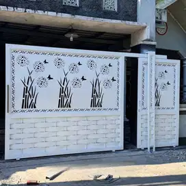 pagar minimalis modern terbaru
