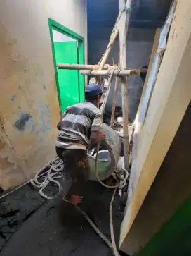 Service servis pompa air 24 Jam sedot wc saluran mampet sumur bor gali