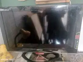 LCD politron mesin aman layar blank
