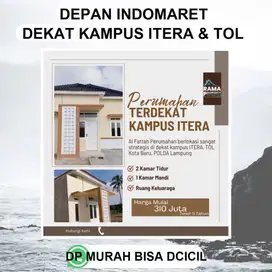 Perumahan KOMERSIL & KAVLING RUKO ITERA depan Indomaret kampus itera