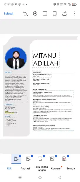Mencari pekerjaan