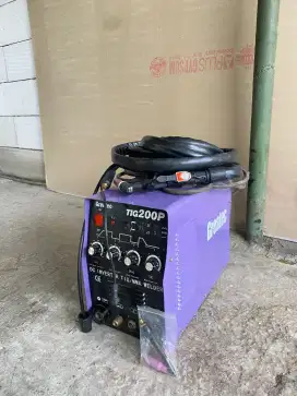MESIN LAS TIG PULSE BEKAS 200A GREATEC MESIN LAS PULSE BEKAS GTAW