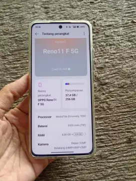 oppo reno 11f 5G ram 8+4/256gb