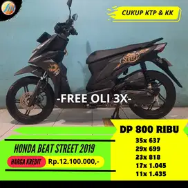 JUAL CEPAT HONDA BEAT STREET 2019 PAJAK PANJANG BERGARANSI FREE OLI