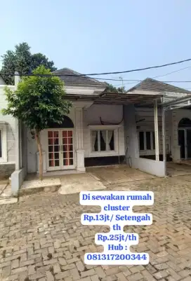 Di sewakan rumah jatiasih bekasi