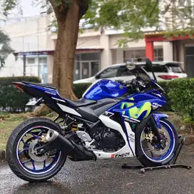 MULUS ABIS! YAMAHA R25 V1 MOVISTAR 2016 KM 15K PAJAK PANJANG GASPOL