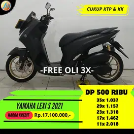 YAMAHA LEXI S 2021 KREDIT DP 500RIBU ANGSURAN SANGAT RINGAN BERGARANSI