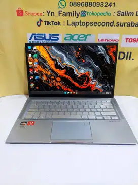 Laptop Asus Zenbook UX431DA AMD RYZEN 5 SSD 512 Gb Keyboard nyala