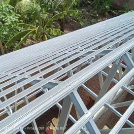 Konstruksi atap rumah baja ringan - merk cilegon steel