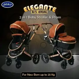 Stroller Pliko Elegante B/S 690AL