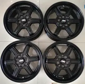 Dijual Velg HSR Ring15 Pcd5x100/114.
Velg Kondisi 99% Like New!