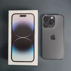 IPHONE 14 PRO 128GB SPACE BLACK EX GARANSI RESMI