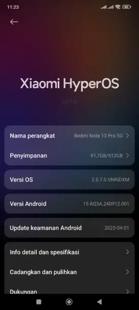 Jual cepat xiomi redmi note 13 pro 5g 12/512