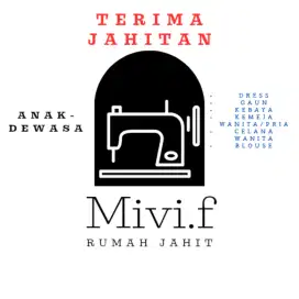 Terima jasa jahit Online, Payet & Ronce