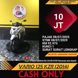 VARIO KZR 125 TH 2014 PAJAK ON PLAT S BAYAR VIA CC /PAYLATER