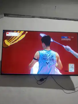 LED TV POLYTRON 43 INCH FHD = GOOGLE TV, 3 BULAN, LED