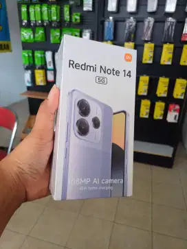 Redmi Note 14 5G 8/256gb promo harga garansi 15 bulan cocok cod !!