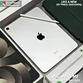 IPAD AIR 5 64GB WIFI + PENCIL GOOJODOQ FULLSET MULUS