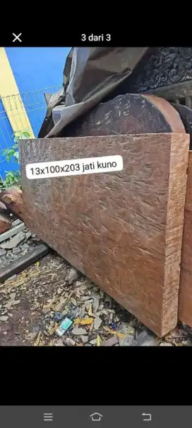 Papan jati kolonial lawas