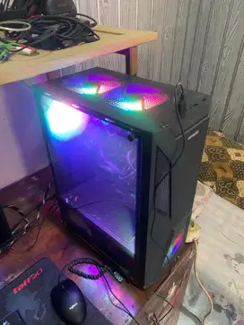 Jual pc + monitor 24 inc