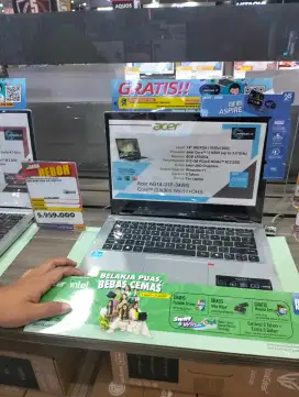 Cicilan Laptop Acer Intel core i3 8gb 512gb