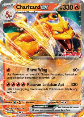 Kartu pokemon charizard ex good day
