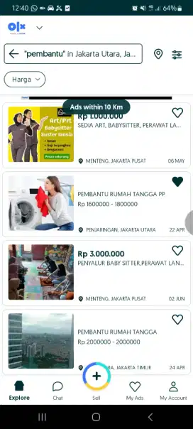 Pembantu rumah tangga PP