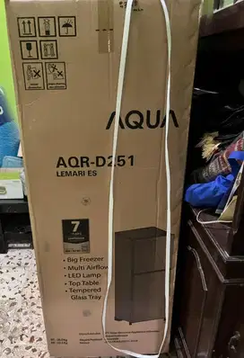 KULKAS AQUA D251 2 PINTU BARU