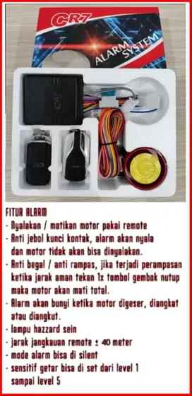 pasang alarm remote nmax aerox beat vario gear m3 freego Xride genio