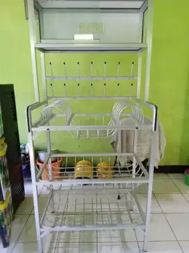 Rak piring alumunium