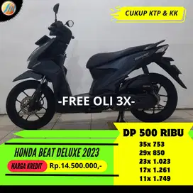 KREDIT DP 500RIBU HONDA BEAT DELUXE 2023 FREE SERVIS 1 TAHUN SEKEN