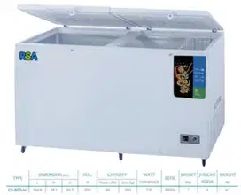 CHEST FREEZER 600 LT LITER / FREEZER BOX RSA CF600 / CF 600