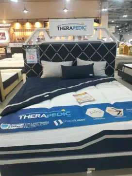 Cicilan matras set Therapedic 180x200