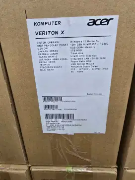 PC ACER VERITON X + MONITOR 20 INC