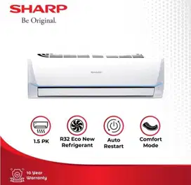JUAL CEPAT AC SHARP A12SAY 1.5 PK MASIH SEPERTI BARU JRG DIPAKE