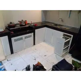 Kitchen set kebumen - bahan aluminium acp