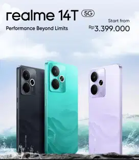 Realme 14T seris dengan baterai 6000 mAh