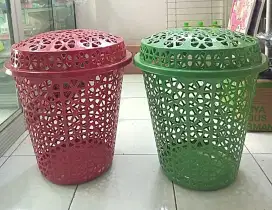 Keranjang Sakura Bulat Tutup murah