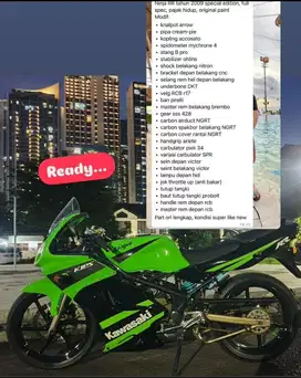 Ninja RR Modif Sultan Thn 2009 Istimewa