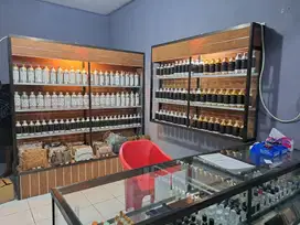 Jual borongan perlengkapan usaha toko parfum