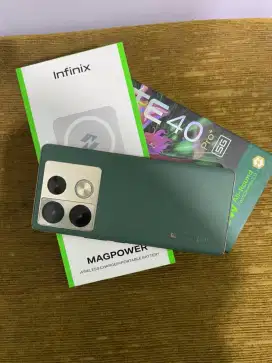 Infinix note 40 pro plus 5g ram 12/256gb mulus fullset original
