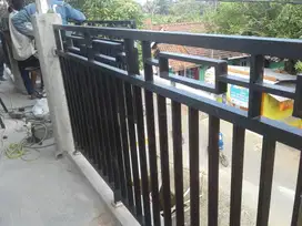Pagar teralis kebumen - bahan pakai spindo tahan karatan