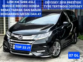 Low Km Asli Honda Odyssey Prestige 2018 Automatic AT Hitam