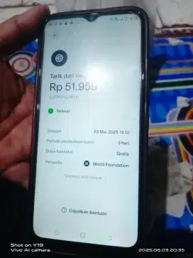 Vivo y 66 ram 3 normal original mulus siap pakai