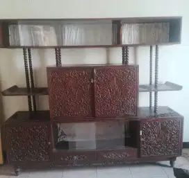 Buffet ukir kayu jati
