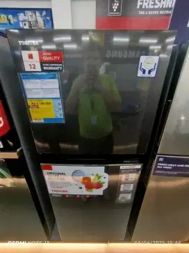 PROMO Kulkas 2 Pintu Toshiba Bisa Cicilan Tanpa DP Bunga 0%