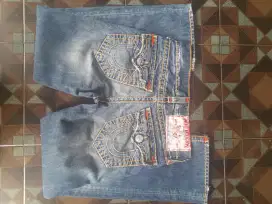 Celana jeans TRUE RELIGION section BILLY SUPER T original size30