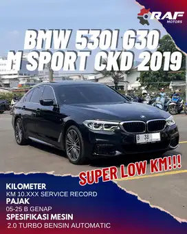 BMW 530i G30 M SPORT CKD AT 2019 HITAM